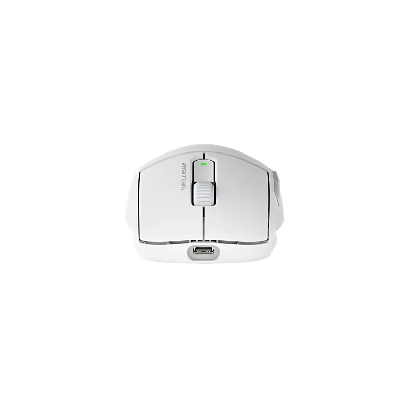Turtle Beach Burst II Air Valge – 2.4GHz juhtmevaba mängurihiir: 47g ülikerge, optilised lülitid, 26K DPI optiline sensor, Bluetooth, 120h aku