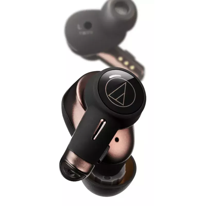 Kõrvaklapid Audio-Technica ATH-TWX9 — tõelised juhtmevabad kõrvasisesed TWS, 10–40000 Hz, Bluetooth, pruun