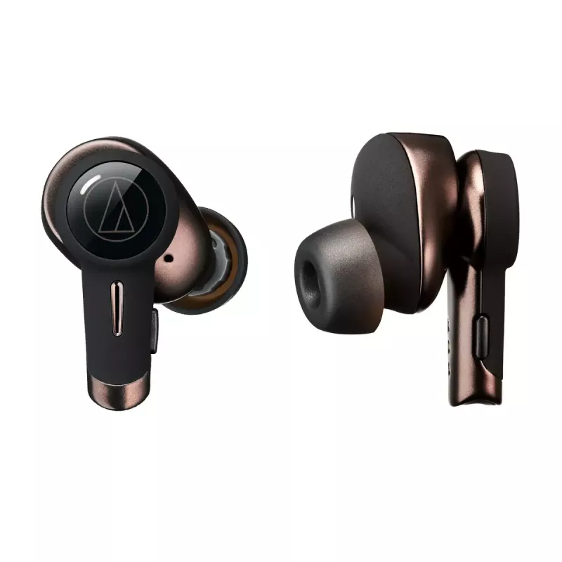 Kõrvaklapid Audio-Technica ATH-TWX9 — tõelised juhtmevabad kõrvasisesed TWS, 10–40000 Hz, Bluetooth, pruun