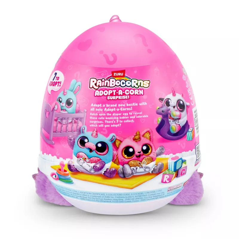 Mängukujuke Zuru Rainbowcorns Adopt-A-Corn Surprise — sortimendis kogutav minikujuke (sortimendikaup)
