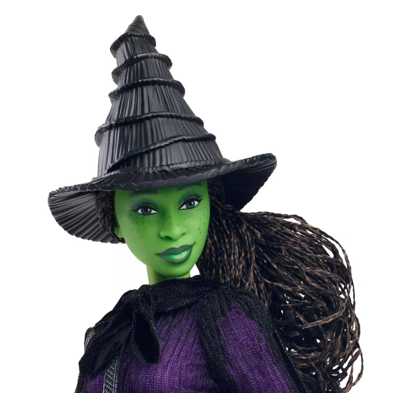 Kollektorinukk MATTEL Wicked Deluxe Elphaba HXY38 – tegelaskuju, poseeritav, detailne kostüüm
