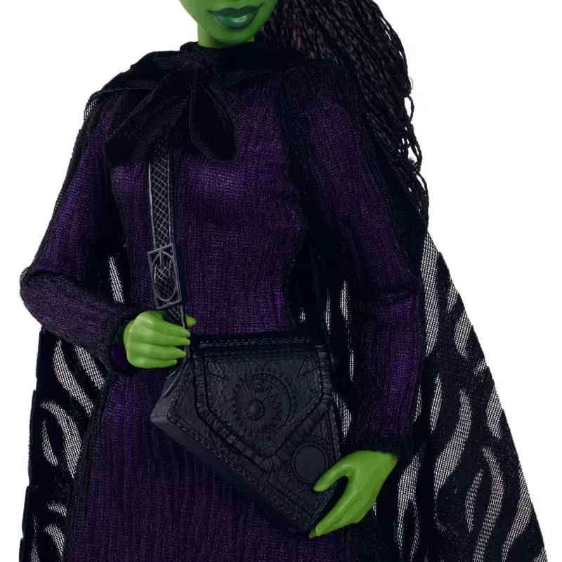 Kollektorinukk MATTEL Wicked Deluxe Elphaba HXY38 – tegelaskuju, poseeritav, detailne kostüüm