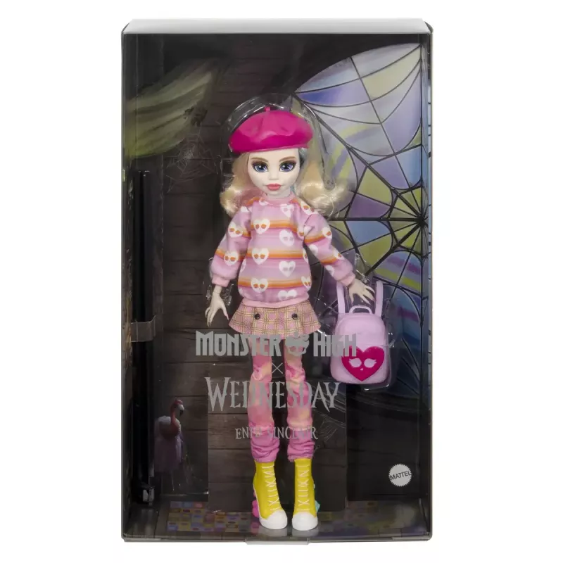 Moe-nukk Mattel Monster High Wednesday Enid Sinclair Mitmevärviline