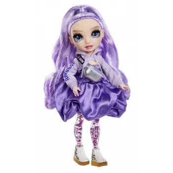Rainbow High Sparkle & Shine Fashion Dolls- Viola (Purple), moenukk, naissoost, 4. a, poiss/tüdruk, 280 mm, mitmevärviline