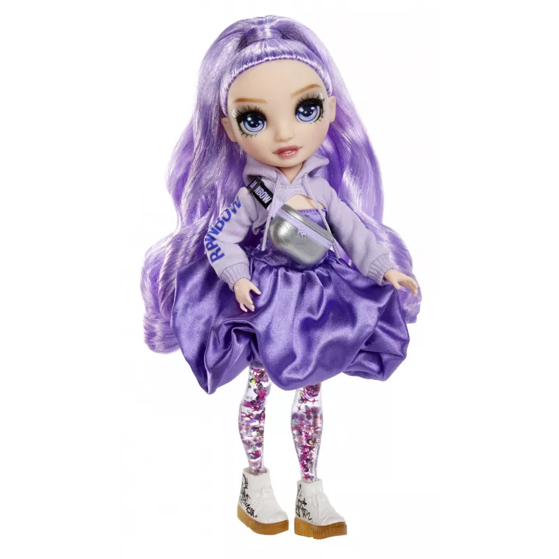 Rainbow High Sparkle & Shine Fashion Dolls- Viola (Purple), moenukk, naissoost, 4. a, poiss/tüdruk, 280 mm, mitmevärviline