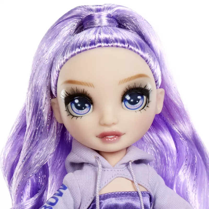 Rainbow High Sparkle & Shine Fashion Dolls- Viola (Purple), moenukk, naissoost, 4. a, poiss/tüdruk, 280 mm, mitmevärviline