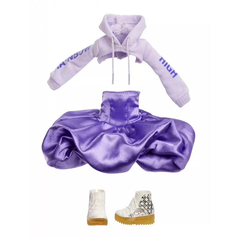 Rainbow High Sparkle & Shine Fashion Dolls- Viola (Purple), moenukk, naissoost, 4. a, poiss/tüdruk, 280 mm, mitmevärviline