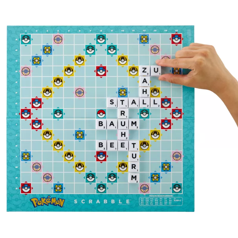 Games Scrabble Pokémon Lauamäng, Klassikaline Sõnamäng Kahe Mänguviisiga 2–4 Mängijale, Saksakeelne Väljaanne