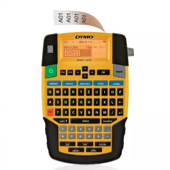 DYMO RHINO 4200 tööstuslik sildiprinter | QWERTZ klaviatuur ja aega säästvad kiirklahvid | Vastupidav sildiprinter töökohtadele ja rasketeks märgistustöödeks