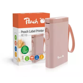 Peach PE110 etiketiprinter, otsetermotrükk, 203 x 203 DPI, 60 mm/s, juhtmevaba Bluetooth