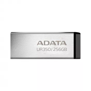 ADATA UR350 USB-mälupulk 256 GB USB Type-A 3.2 Gen 1 (3.1 Gen 1) Must, Hõbedane