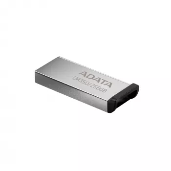 ADATA UR350 USB-mälupulk 256 GB USB Type-A 3.2 Gen 1 (3.1 Gen 1) Must, Hõbedane