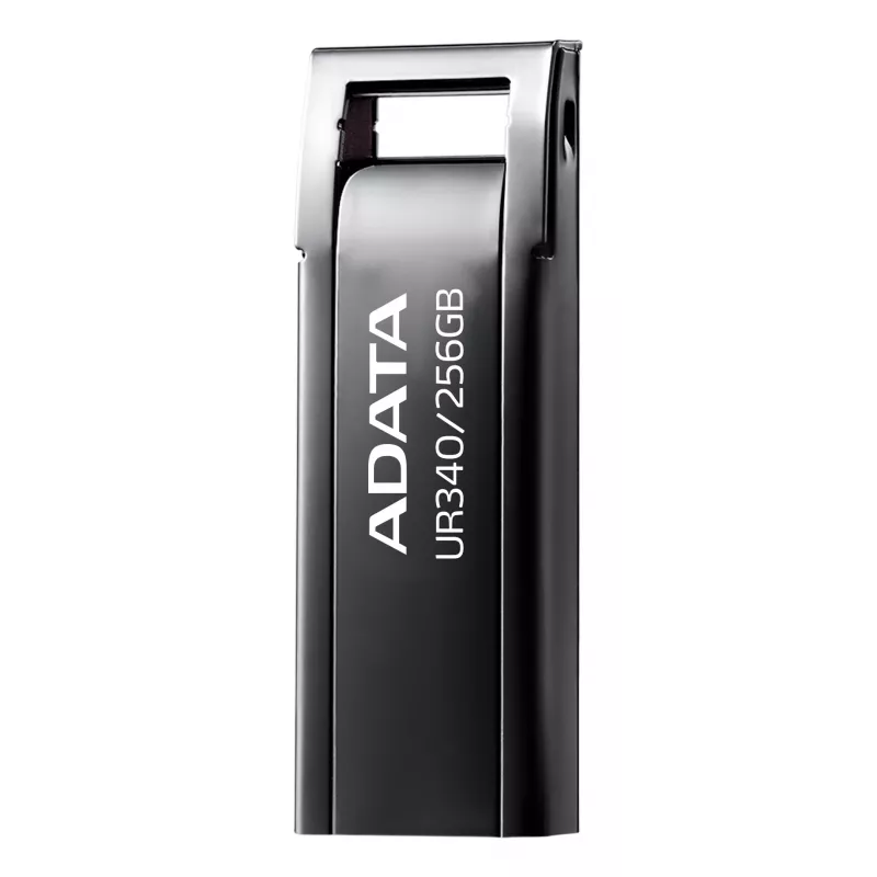 ADATA UR340 USB-mälupulk 256 GB USB Type-A 3.2 Gen 1 (3.1 Gen 1) Must