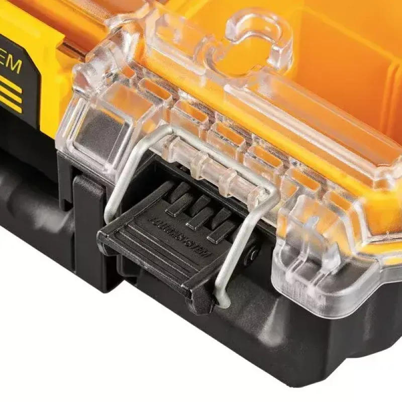 Tööriistakast DeWALT ToughSystem 2.0 Must Läbipaistev Kollane 6 taskuga