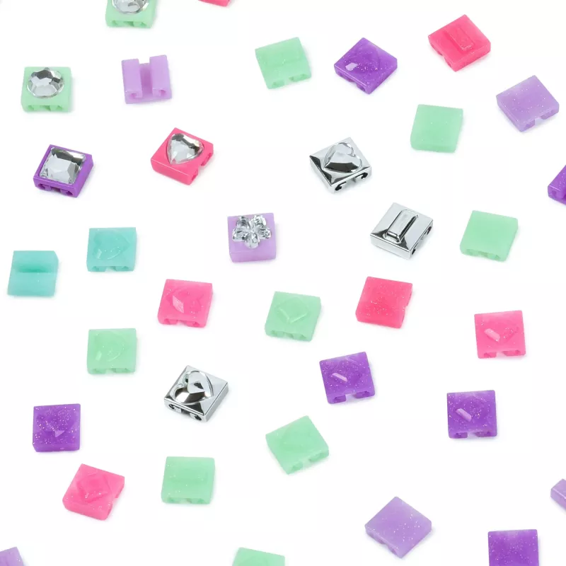 Cool Maker, PopStyle laienduspakett, käevõrude valmistamise komplekt, üle 50 vääriskivi helme, valmistab 3 (pakend võib erineda), kunsti- ja käsitöö ehtekomplekt, laste mänguasjad alates 7. eluaastast