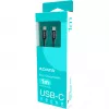 USB-C–USB-C kaabel ADATA CACC-100PN-BK, USB 2.0, 1 m, must
