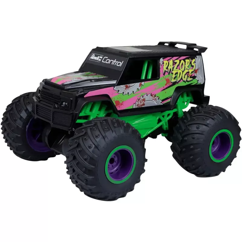 RC Monster Truck REVELL Razors Edge 1:10 mõõtkavaga maastikusõiduk (mudel 24681)
