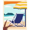 Ravensburger värvimiskomplekt CreArt Gallery Wall Set 'At the Beach' 23901 — maalimistegevuse komplekt koos raamide paneelidega