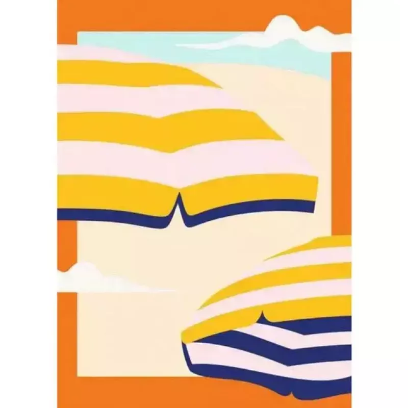 Ravensburger värvimiskomplekt CreArt Gallery Wall Set 'At the Beach' 23901 — maalimistegevuse komplekt koos raamide paneelidega