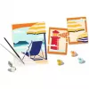 Ravensburger värvimiskomplekt CreArt Gallery Wall Set 'At the Beach' 23901 — maalimistegevuse komplekt koos raamide paneelidega