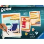 Ravensburger värvimiskomplekt CreArt Gallery Wall Set 'At the Beach' 23901 — maalimistegevuse komplekt koos raamide paneelidega