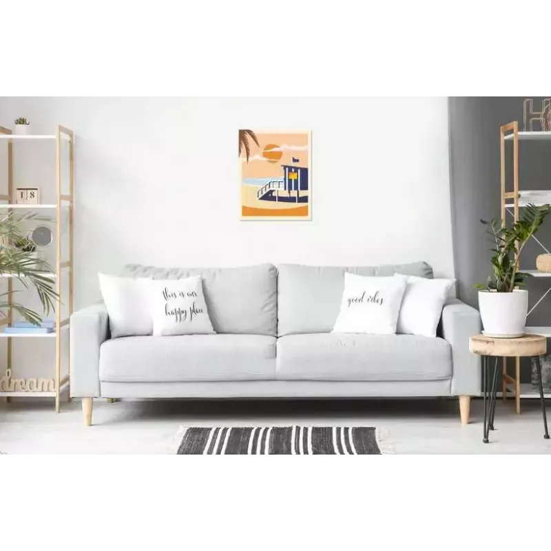 Maalimiskomplekt Ravensburger CreArt Beach - Cottage, mudel 23896, sisaldab lõuendit ja värve