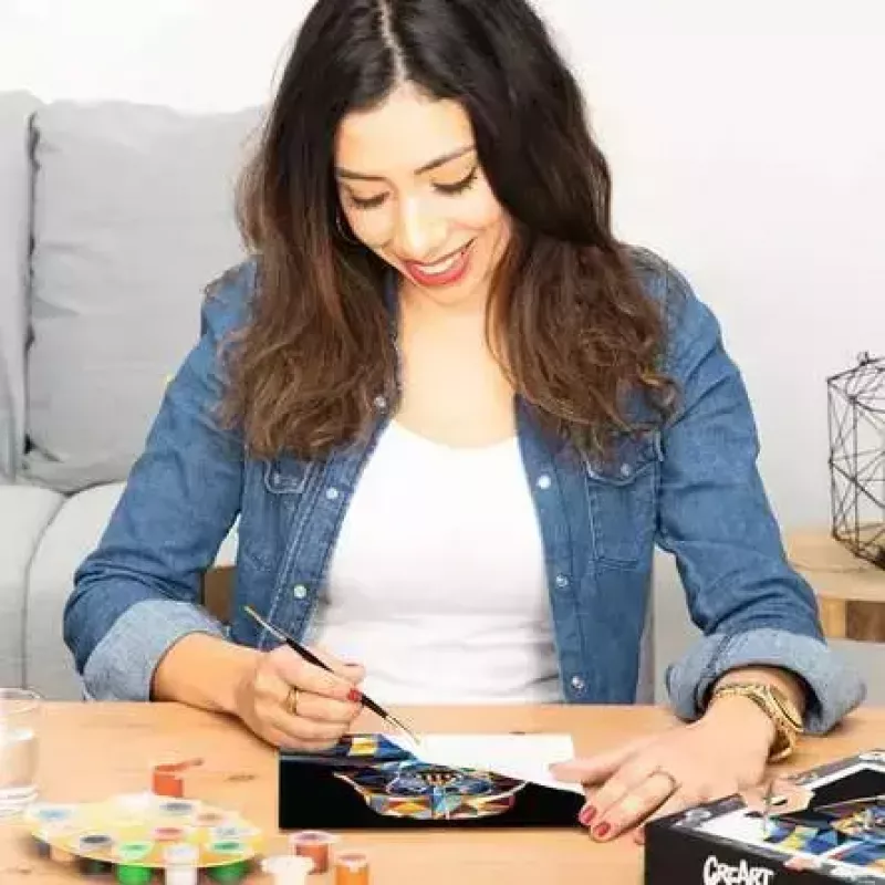 Meisterdamiskomplekt Ravensburger CreArt Star Wars – Darth Vader, mudel 23731, värvimine numbrite järgi