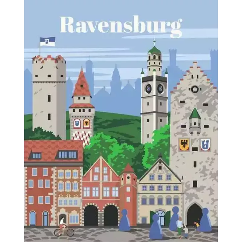 Maalimiskomplekt Ravensburger CreArt — Värviline Ravensburg (Ravensburger)