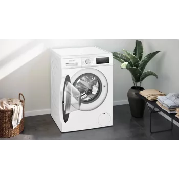 Siemens iQ500 WU14UT42 pesumasin eestlaetav 9 kg 1351 RPM valge