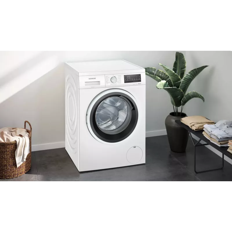 Siemens iQ500 WU14UT42 pesumasin eestlaetav 9 kg 1351 RPM valge
