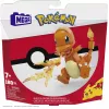 MEGA Pokémon Build & Show Charmander mänguasjade ehituskomplekt, 4 tolli kõrge,
