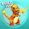MEGA Pokémon Build & Show Charmander mänguasjade ehituskomplekt, 4 tolli kõrge,
