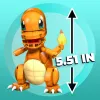 MEGA Pokémon Build & Show Charmander mänguasjade ehituskomplekt, 4 tolli kõrge,