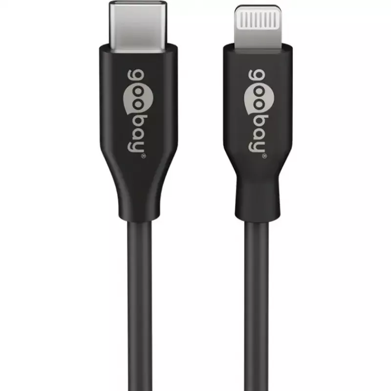 Laadija GOOBAY 61083 20W PD 1 m kaabliga — USB-C toiteadapter, 20 W väljund
