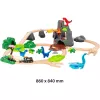 Raudteekomplekt Ravensburger Dinosaur Deluxe Set BRIO World 63610400 interaktiivsete funktsioonidega