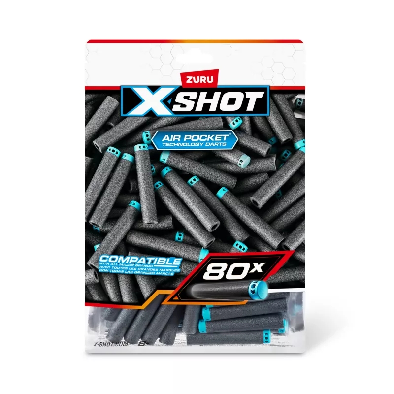 XSHOT Excel nooleviske täitepakk (80 noolt) ZURU