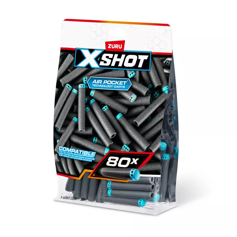 XSHOT Excel nooleviske täitepakk (80 noolt) ZURU
