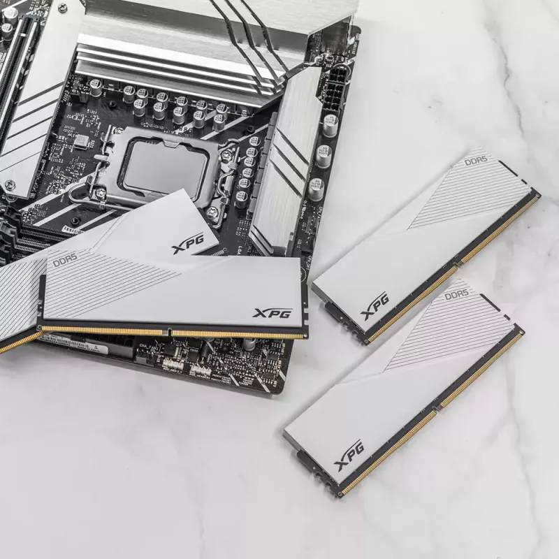DIMM 16 GB DDR5-6000 , Arbeitsspeicher weiß, AX5U6000C3016G-CLAWH, Lancer, INTEL XMP