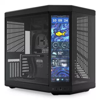 Arvuti korpus HYTE Y70 touch infinite Midi Tower Must