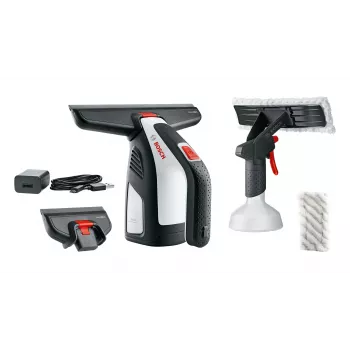 Bosch GlassVAC elektriline aknapesur 0,1 l must, punane, hõbedane