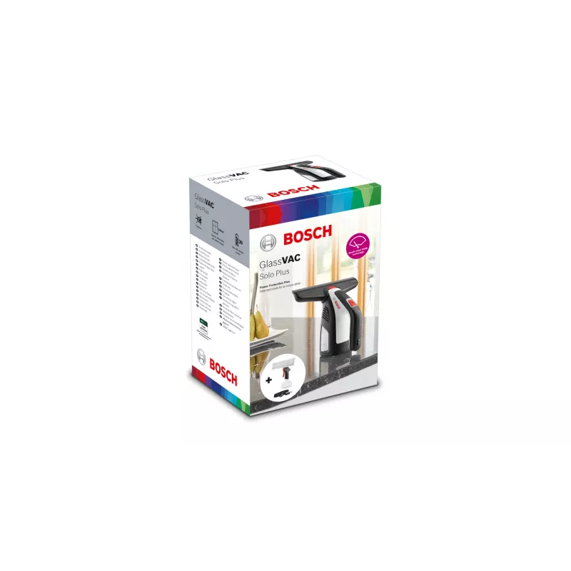 Bosch GlassVAC Solo Plus elektriline aknapesur 0,1 L must, valge