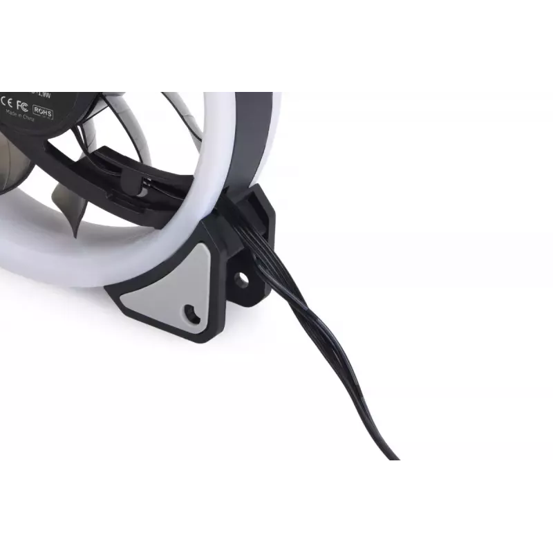 Ventilaator Alphacool Eiszyklon Aurora LUX Digital RGB 12 cm läbipaistev