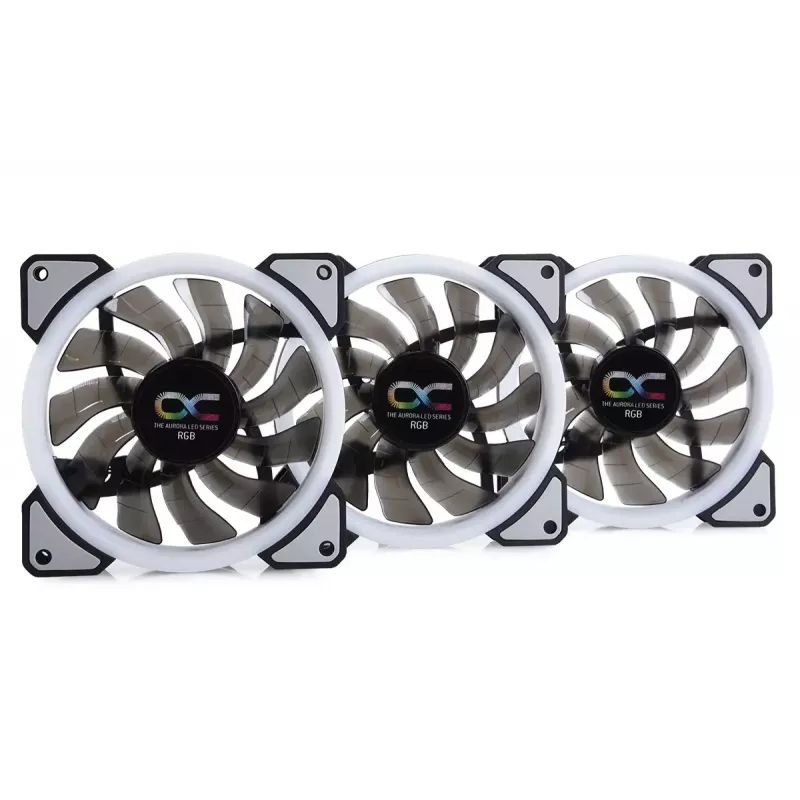 Ventilaator Alphacool Eiszyklon Aurora LUX Digital RGB 12 cm läbipaistev