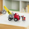 Rubble & Crew, Chargeri kraanahaaratsiga mänguauto, liikuvate osade ja kogutava tegevusfiguuriga, laste mänguasjad vanusele 3+