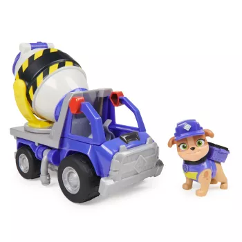 Rubble & Crew, Mixi betoonisegisti mänguauto koos tegelaskuju ja liikuvate ehitusmänguasjadega, mänguasi lastele alates 3. eluaastast