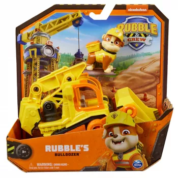 Buldooserimänguasi Spinmaster Rubble’s Bulldozer – plastist, vanusele 3+, must/oranž/kollane