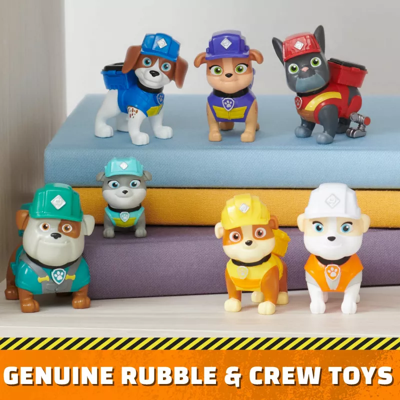 Rubble & Crew, mängufiguuride kingituspakend, 7 kogutava märulifiguuriga, laste mänguasjad poistele ja tüdrukutele alates 3. eluaastast