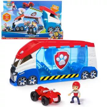 Sõidukikomplekt Spinmaster PAW Patrol Launche & Rescue Patroller, plastist, mitmevärviline, alates 3. eluaastast