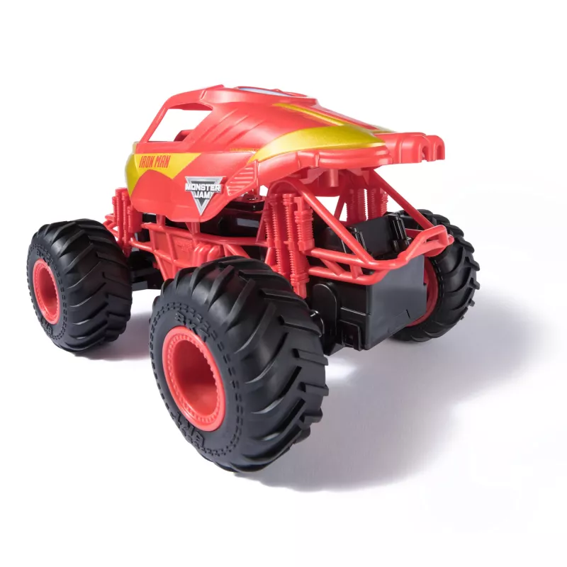 Monster Jam , Marvel Iron Man RC Monster Truck, mõõtkava 1:24, mänguasjad lastele alates 3. eluaastast