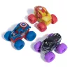 Monster Jam, Marvel Mini Monster Truck 3-pakk, Must Panther, Captain America, Iron Man survevalust monsterautod, mõõtkava 1:87, laste mänguasjad poistele alates 3. eluaastast